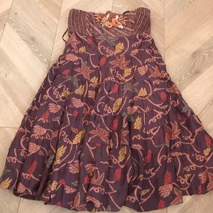 Free People Floral Beach Dress 0 XS